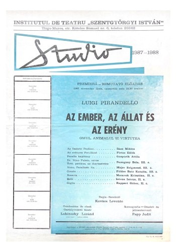 Az ember, az állat és az erény