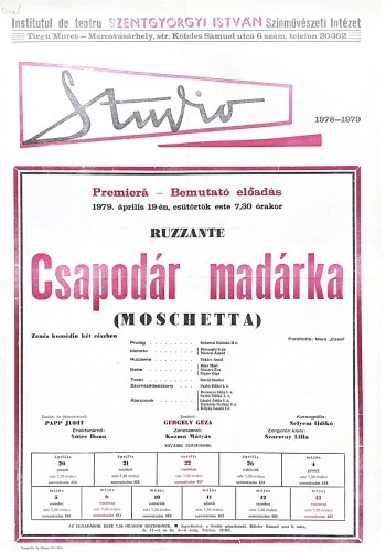 Csapodár madárka