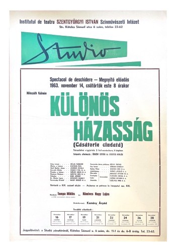 Különös házasság
