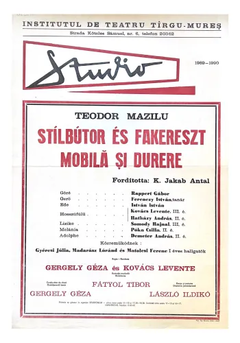 Stílbútor és fakereszt