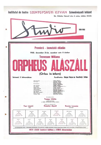 Orpheus alászáll